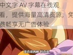 中文字 AV 字幕在线观看，提供海量高清资源，免费畅享无广告体验