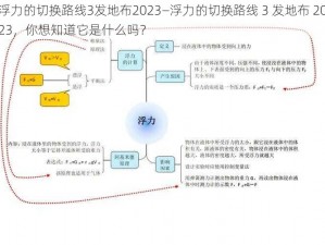 浮力的切换路线3发地布2023—浮力的切换路线 3 发地布 2023，你想知道它是什么吗？