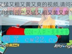 国产又猛又粗又黄又爽的视频,请问在哪里可以找到国产又猛又粗又黄又爽的视频？