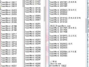 上古卷轴5：全装备代码攻略大全——深度解析与实用指南