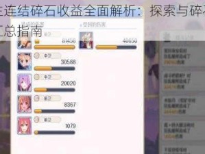 公主连结碎石收益全面解析：探索与碎石收益汇总指南