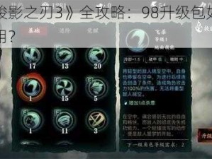 《穿梭影之刃3》全攻略：98升级包如何正确使用？