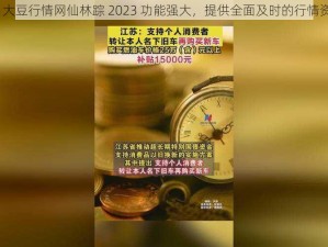 51 大豆行情网仙林踪 2023 功能强大，提供全面及时的行情资讯