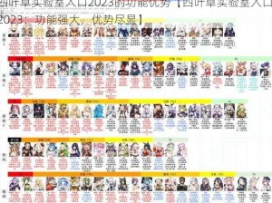 四叶草实验室入口2023的功能优势【四叶草实验室入口 2023：功能强大，优势尽显】