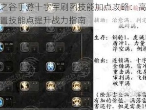 龙之谷手游十字军刷图技能加点攻略：高效配置技能点提升战力指南