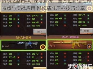 黎明之路M4A1深度解析：全方位解读性能特点与实战应用 附赠精准压枪技巧分享