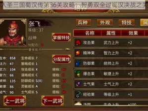 同人圣三国蜀汉传第36关攻略：智勇双全过蜀汉决战之关卡