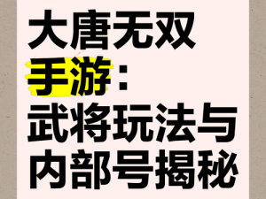 大唐无双手游：内丹系统玩法功能全面解析指南