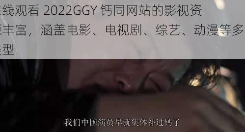 在线观看 2022GGY 钙同网站的影视资源丰富，涵盖电影、电视剧、综艺、动漫等多种类型