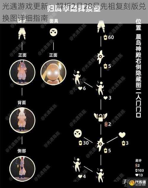 光遇游戏更新：解析2月28号先祖复刻版兑换图详细指南