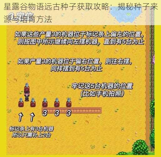 星露谷物语远古种子获取攻略：揭秘种子来源与培育方法