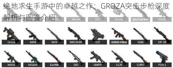 绝地求生手游中的卓越之作：GROZA突击步枪深度解析与图鉴介绍