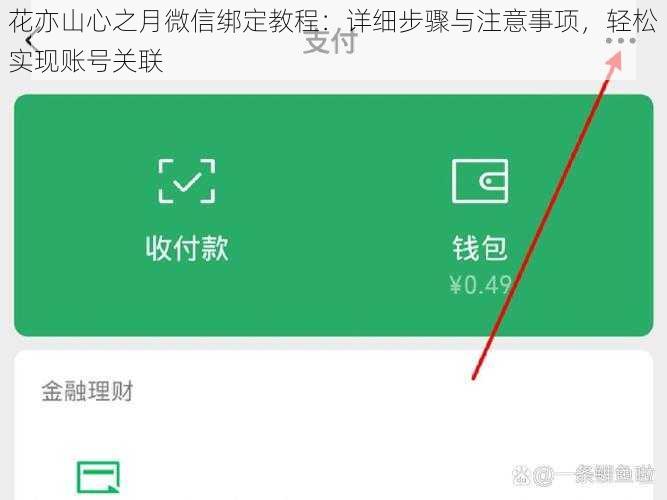 花亦山心之月微信绑定教程：详细步骤与注意事项，轻松实现账号关联