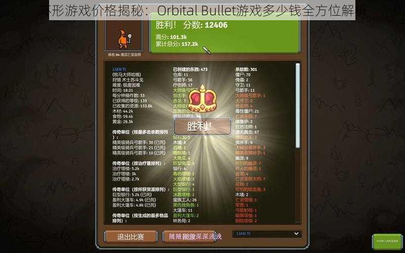 环形游戏价格揭秘：Orbital Bullet游戏多少钱全方位解析