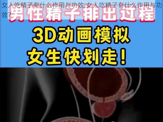 女人吃精子有什么作用与功效;女人吃精子有什么作用与功效？