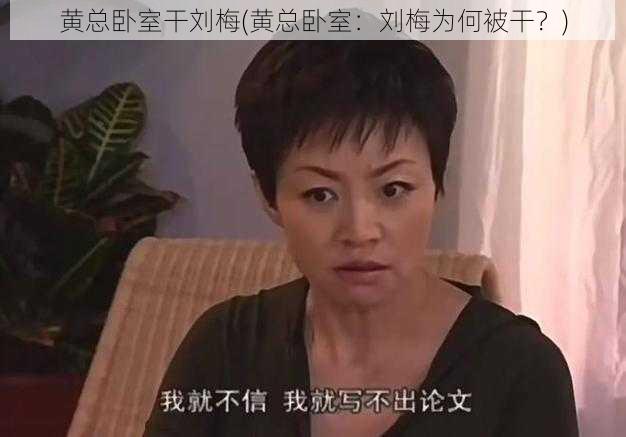 黄总卧室干刘梅(黄总卧室：刘梅为何被干？)