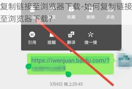 复制链接至浏览器下载-如何复制链接至浏览器下载？