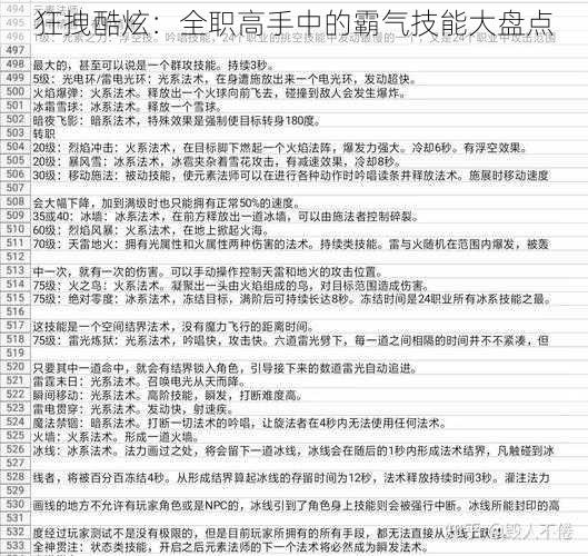 狂拽酷炫：全职高手中的霸气技能大盘点