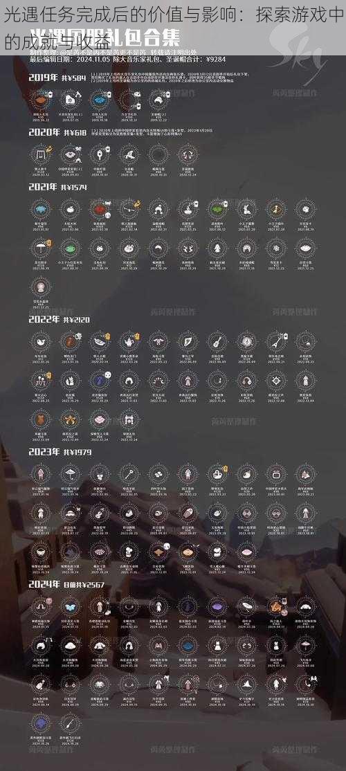 光遇任务完成后的价值与影响：探索游戏中的成就与收益